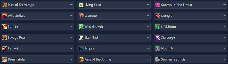 Season of Discovery Druid All Runes