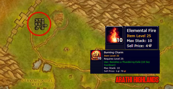 Farming Elemental in Arathi Highlands