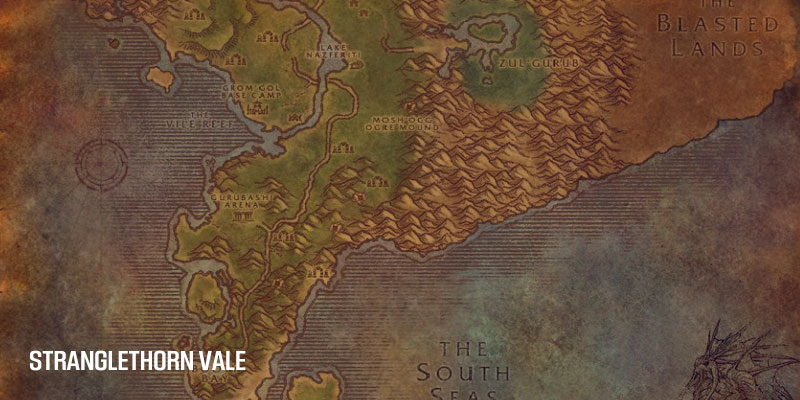 Season of Discovery Stranglethorn Vale Zone Map