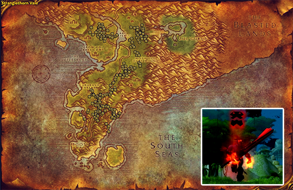 Stranglethorn Vale Map and Kha'damu