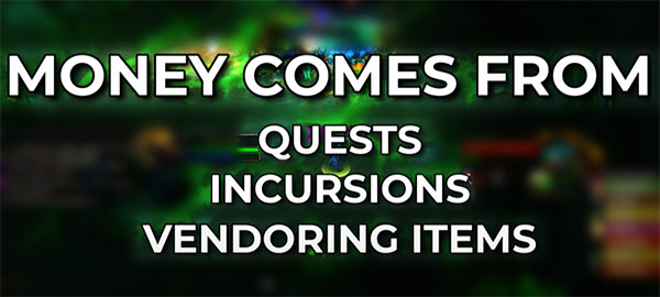 Season of Discovery Money Comes: Quests, Incursions and Vendoring Items