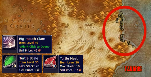 Farming Turtle in Tanaris