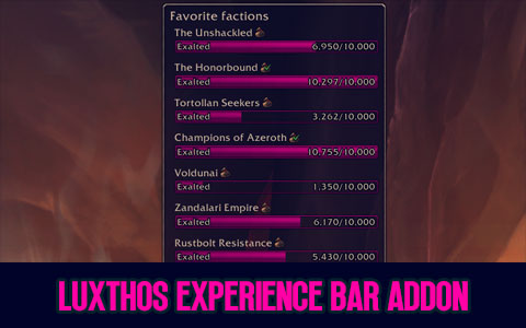 Season of Discovery Must Have Addon - Luxthos Experience Bar