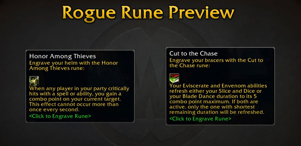 SoD Phase 3 Rogue Rune Preview